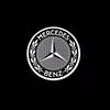 2/4ks LED světlo pro přivítání na dveřích auta Projektor loga Pro Mercedes Benz W212 W205 AMG ML W166 W176 W177 W213 W246 GLB GLC GLA GLS GLE
