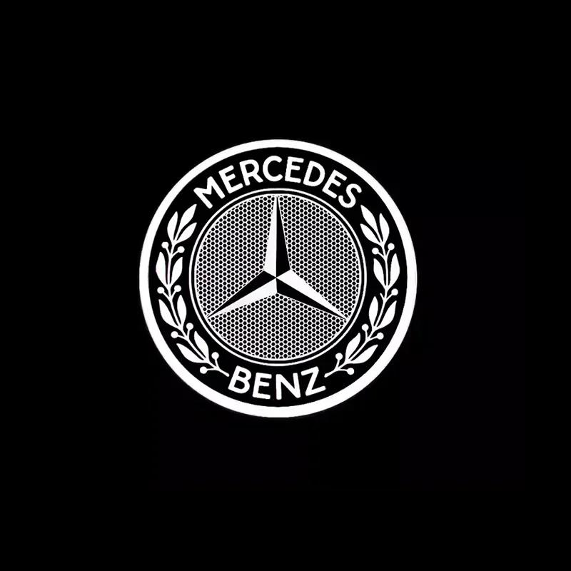 2/4ks LED světlo pro přivítání na dveřích auta Projektor loga Pro Mercedes Benz W212 W205 AMG ML W166 W176 W177 W213 W246 GLB GLC GLA GLS GLE