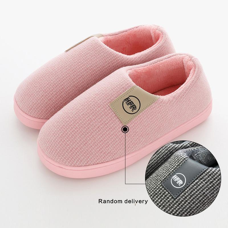 

Мода 2024 года, большие размеры 48-49, женские зимние домашние тапочки с мягкой подошвой для любителей теплой обуви в помещении, нескользящие женские и мужские домашние тапочки большого размера 6-6.5(CN36-37) розовый