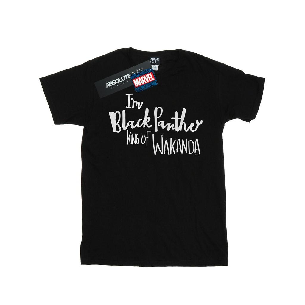 Marvel Mens I Am Black Panther T-Shirt