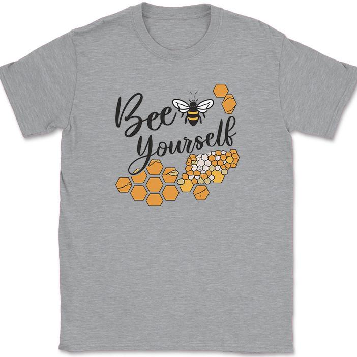 Bee Yourself T-Shirt Funny Cute Keeper Hobby Save The Bees Graphic Tee