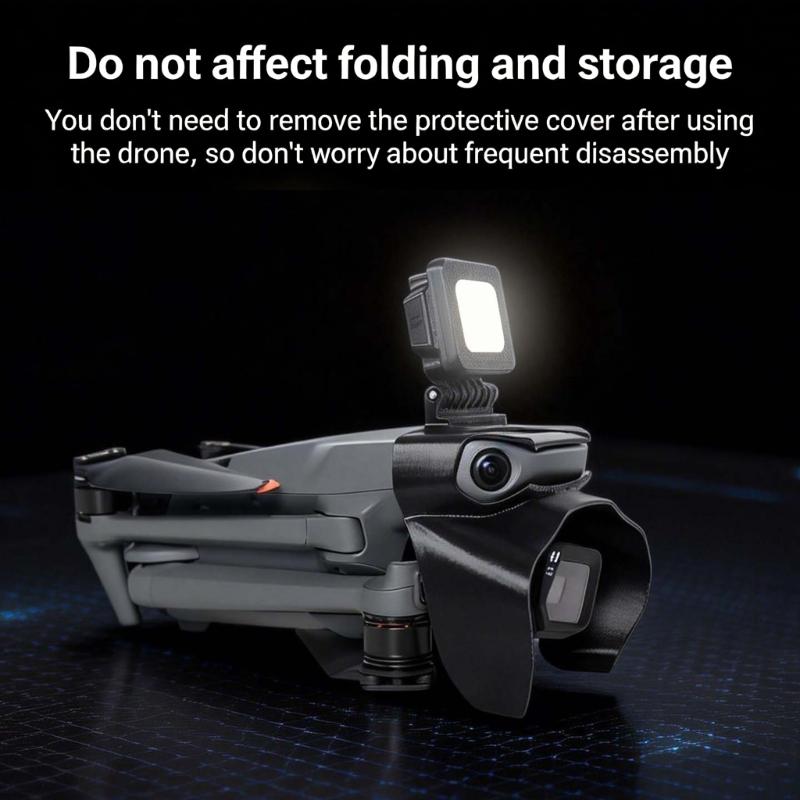 Adjustable 180Degree Rotating AntiCollision Guard With LED Navigation Light For 3Pro Drones Camera Flight Lighting