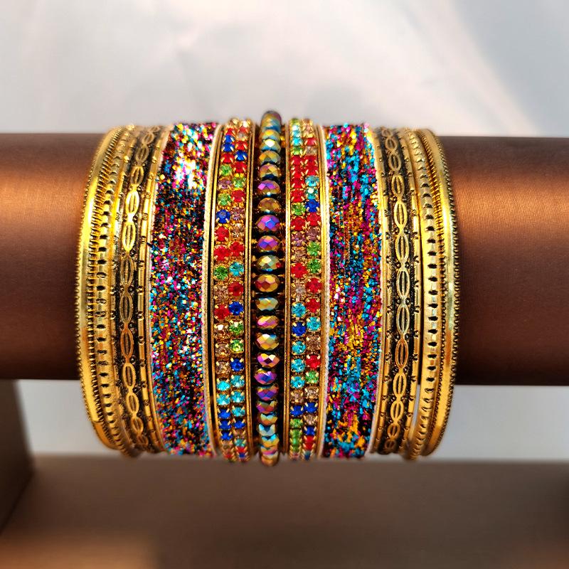 Exotic Indian Belly Dance Bangle Bracelet - Jewelry for Performers