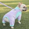 Long Sleeve Dog Jumpsuit Breathable Dog Sunscreen Suit Dog Four-legged Clothes  Sun Protection