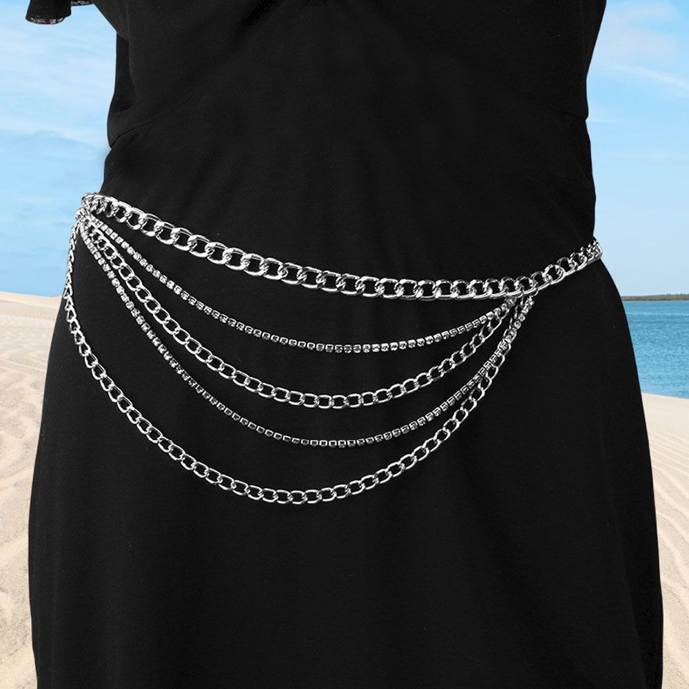 Waist Chain Female Belly Waist Chain Body Necklace Women Waist Chain Belly Belt Fashion Jewelry