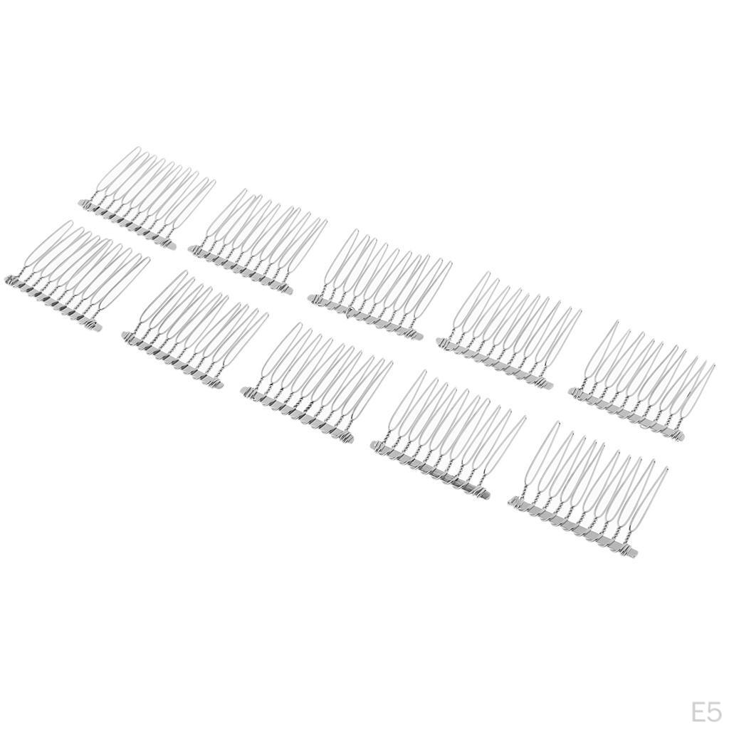10 Women Hair Comb Pin Clips Accessory