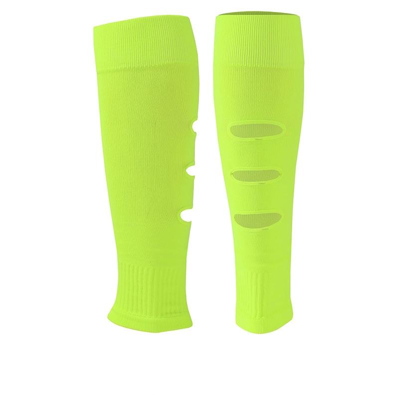 Men’s Over Knee Pressure Leg Socks Breathable Calf Knee Sleeves Hole Sports Leg Wraps Protective Leg Guards For Football Training And Performance