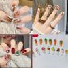 30-50Pcs 3D Christmas Snowman Nail Charms Cartoon Resin Flatback Decorations With Tree Elk Stars Xmas Nail Art Supplies