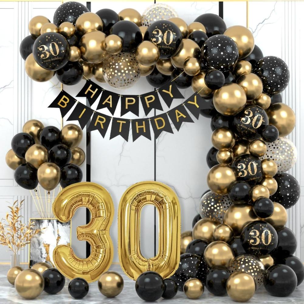 

16-50Alphanumeric Birthday Balloon Set Bar KTV Activity Arrangement Balloon Adult Old Man Birthday Photography Props Decoration Birthday Balloon