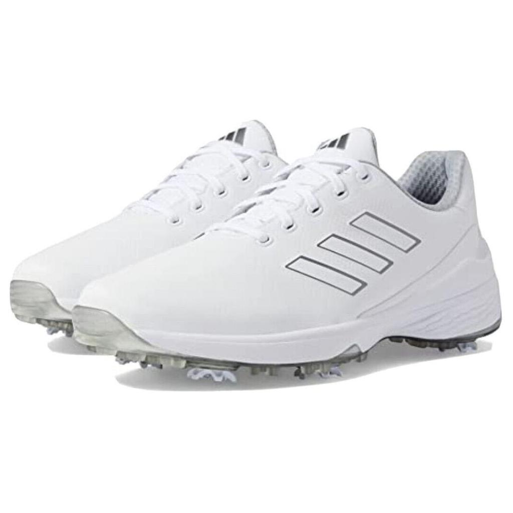 Adidas ZG23 Golf Bred Hvit Sølv Metallic Herre Sneakers Skyhvit Mørk-Sølv-Metallic H03671