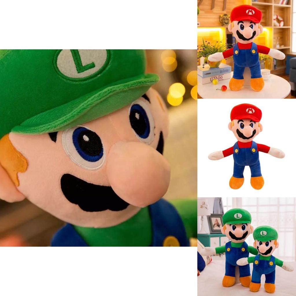 Adorable Mary Plush Toy Cartoon Mario Doll Pillow For Childrens Birthday Gift