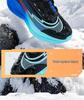 2025 Winter Boys' Waterproof Sports Shoes: Cotton-Leather, Velvet-Lined, Warm Running Shoes for Primary School