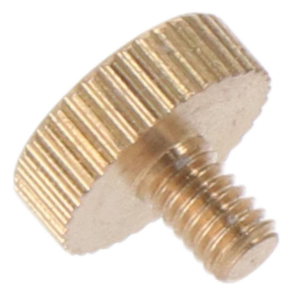 5pcs Copper Flat Head M4x 6-14mm Hand-Tightened Screws Fasteners Knurled Thumb Screws