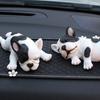 Cartoon Sleeping French Bulldog Car Decoration Cute Simulation Dog Car Decoration Gift Children's Toy Home Decoration