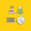 Cartoon Creative Unique Chemistry Experiment Beaker Alloy Badge Brooch For Men Women And