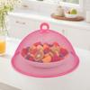 Round Metal Food Cover, Fine Mesh Food Protector, Heavy Duty Cake Dome with Handle, Dustproof Net Tent for for Outdoor BBQ Picnic