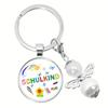 German Bee Angel Educator Back-to-School Schulkind Keychain Pendant Gift