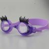 Kids Swim Goggles with Eyelashes Waterproof No Leakage Anti-Fog UV Protection Clear Lens Boys Girls Silicone Swimming Goggles with Lashes
