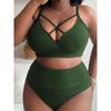 Neu Sexy Hohe Taille Bikinis Bademode Frauen Badeanzug Weibliche Bikini Set Print Plus Size Badeanzug Sommer