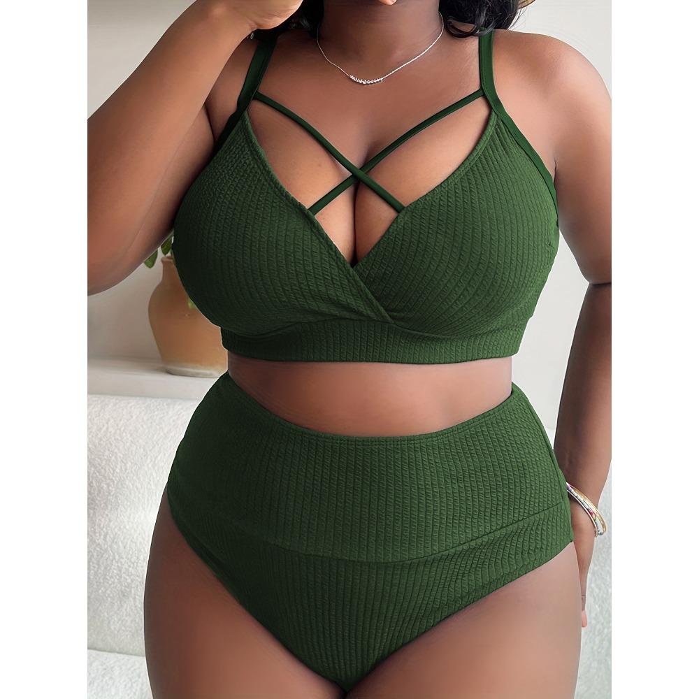 Neu Sexy Hohe Taille Bikinis Bademode Frauen Badeanzug Weibliche Bikini Set Print Plus Size Badeanzug Sommer