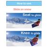 Lightweight Roll Up Slider Kids Adults Durable Speed Snow Sledding Snow Carpet