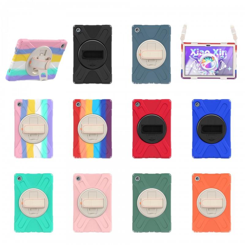 Silicone Tablet Case Lenovo M10 Plus 10.6 Inch TB-125F TB-128F Full Coverage Shockproof Back Cover