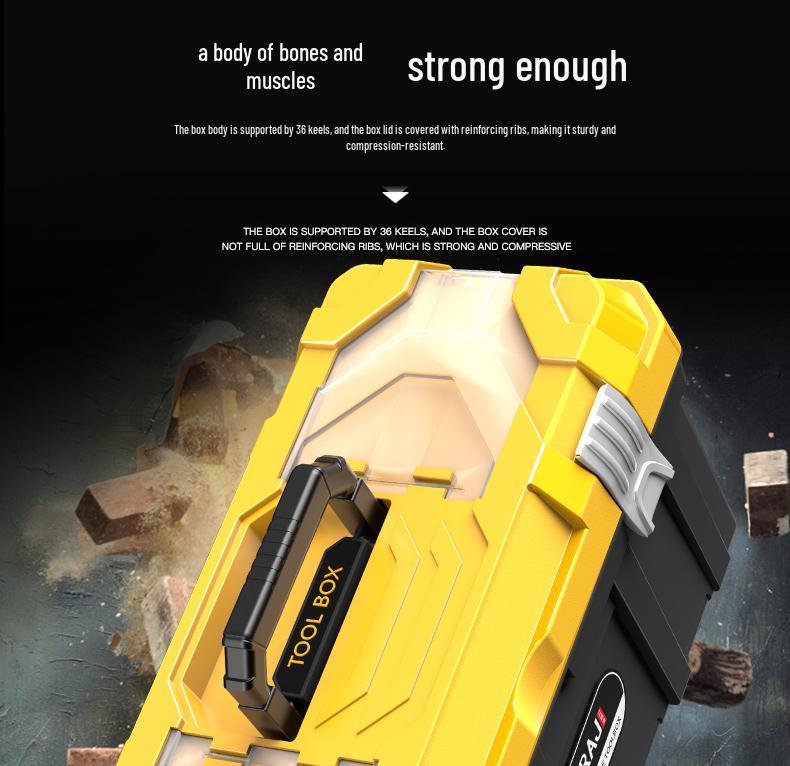 Arieze Handheld Tool Storage Box for Household and Industrial Use