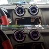 Car Front Dashboard AC Air Condition LED Turbo Vent Outlet Interior Trim For Hyundai Tiburon Coupe 2004-2008