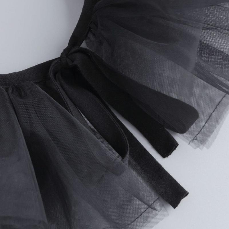 Renaissance-Stile Rüschenkragen Lagen-Nackenwickel Cosplay-Kragen für historische Nachstellungen und Kostümpartys