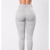 Womens High-Waisted Stretch Slim Fit Denim Jeans Pencil Pants Casual Office Wear
