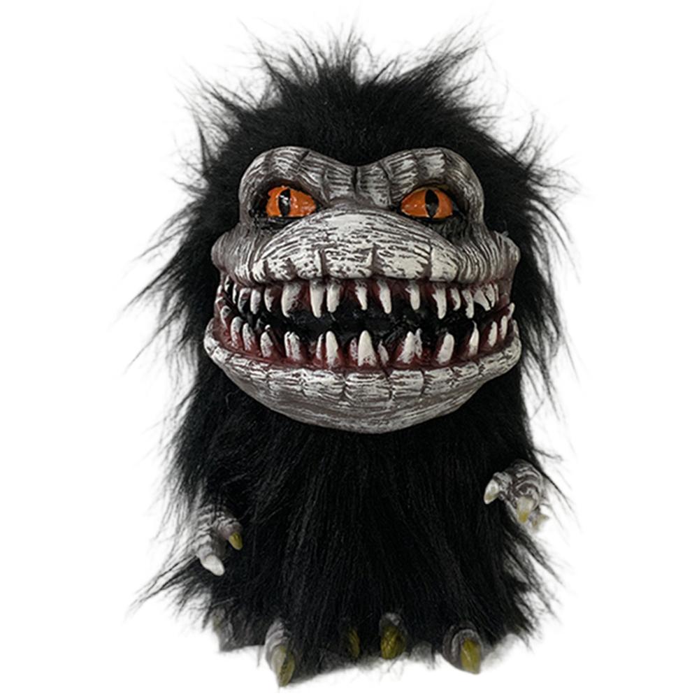 Кукла-монстр из фильма «Чужой» Жуткая плюшевая кукла Инопланетный заключенный из фильма ужасов Мягкая игрушка Смешные уродливые существа Украшение для Хэллоуинской вечеринки чёрный