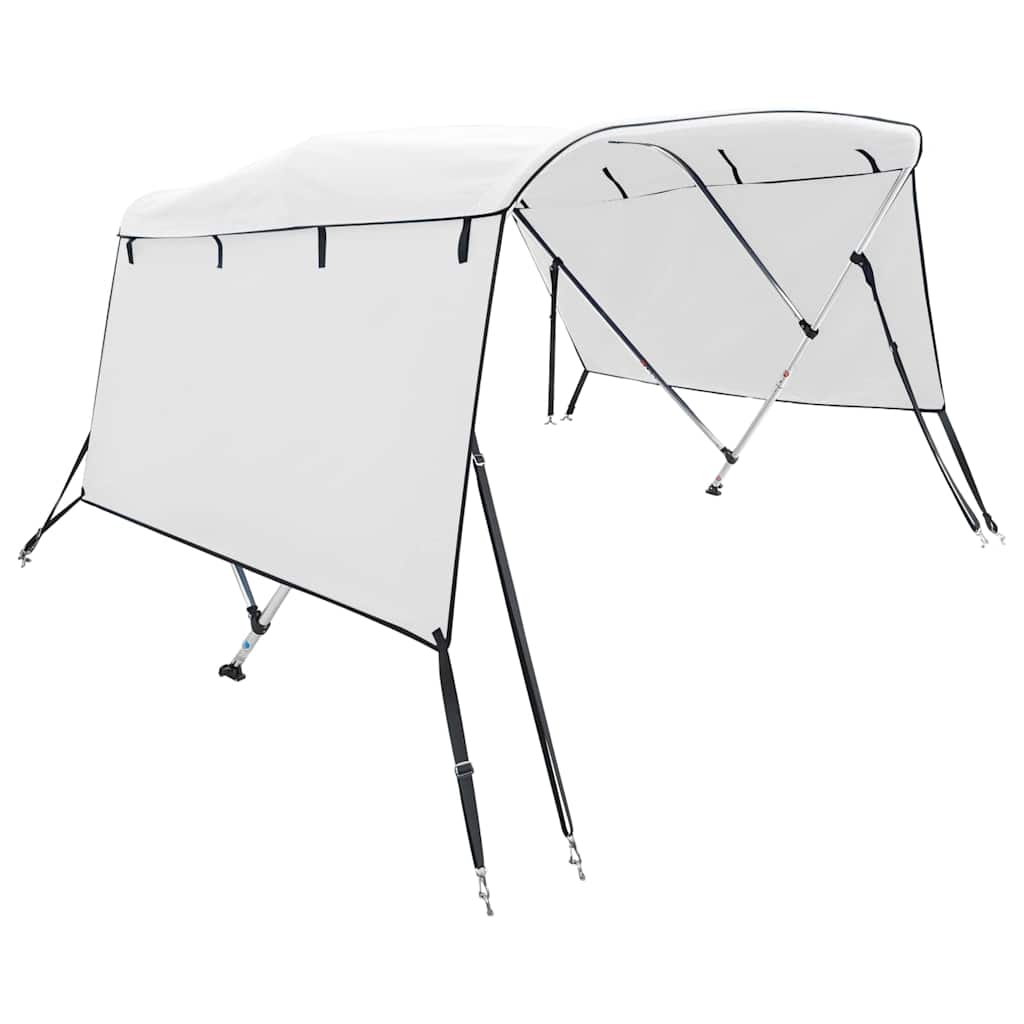 3 Bow Bimini Top with Side Panels 183 x (137 152) x 137 cm