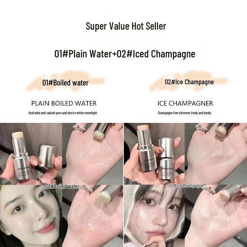 

Karlshi Dewy Хайлайтер и Контурный Стик для Женщин – Мелкий Шиммер Нюдовый Крем для Макияжа Румяна 6g