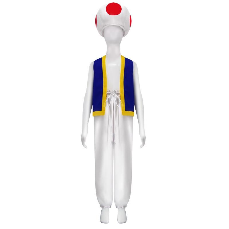 

Mario Brothers Cosplay Costume For Halloween Polyester Fabric Mario Theme Xs-xxxl XL