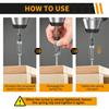 Spring Loaded Screw Holder Bit Phillips Anti-drop Screwdriver Bit Holder for Grip Screws In Overhead or One Handed Positions