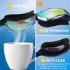 High-definition Swim Goggles with Retail Box Large-frame Swimming Goggles Anti-fog No Leaking for Boys And Girls Adult Women Men