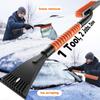 27'' Snow Brush And Ice Scrapers For Car Windshield [One-Wipe Clean] Detachable Snow Brush For Car With Ergonomic Foam Grip For Cars, Trucks, SUVs
