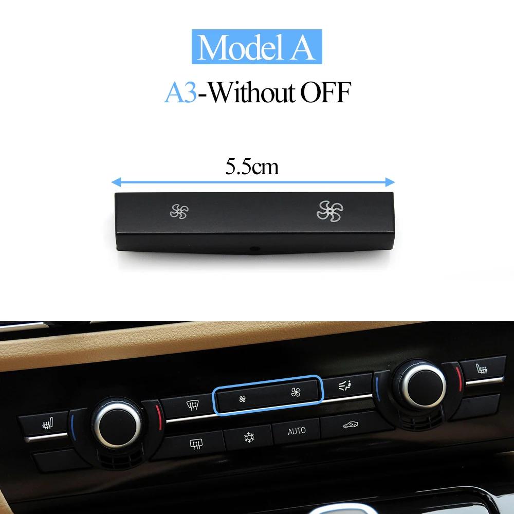 For BMW 5GT 5 6 7 Series F01 F02 F06 F07 F10 F11 F12 F18 Air Conditioning Fan Wind Volume AC Control Switch Button Cap Cover