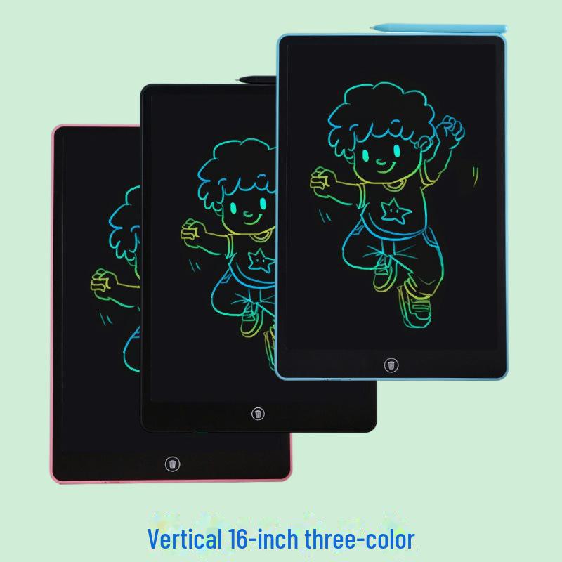 LCD Writing Tablet - 8.5/10/12/16 inch, Color Screen, for Kids' Drawing and Writing