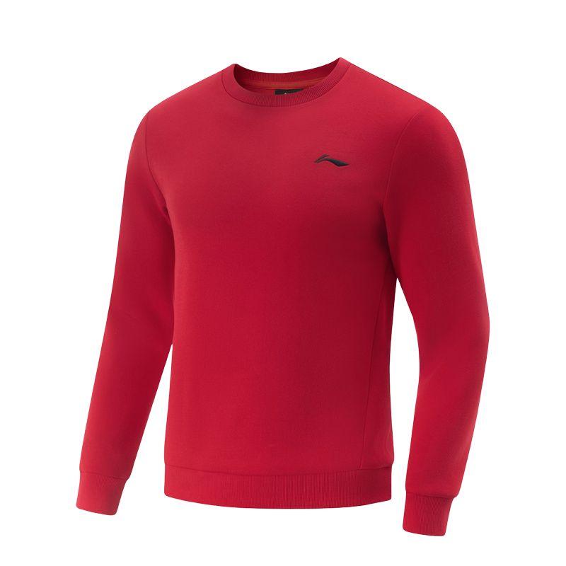 Серия групповых покупок Li Ning Свитшот унисекс с круглым вырезом, удобный, повседневный, дышащий, универсальный, простой, AWDVE37-3 M