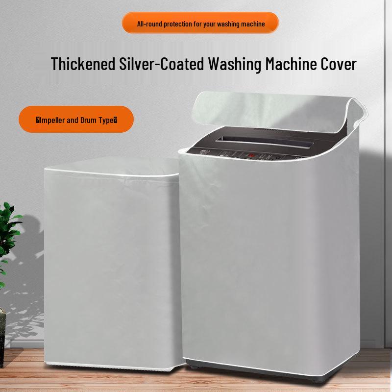 Waterproof Sunscreen Cover for Top Load Drum Washing Machines