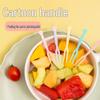 ZISIZ Disposable Fruit Fork and Pick Set