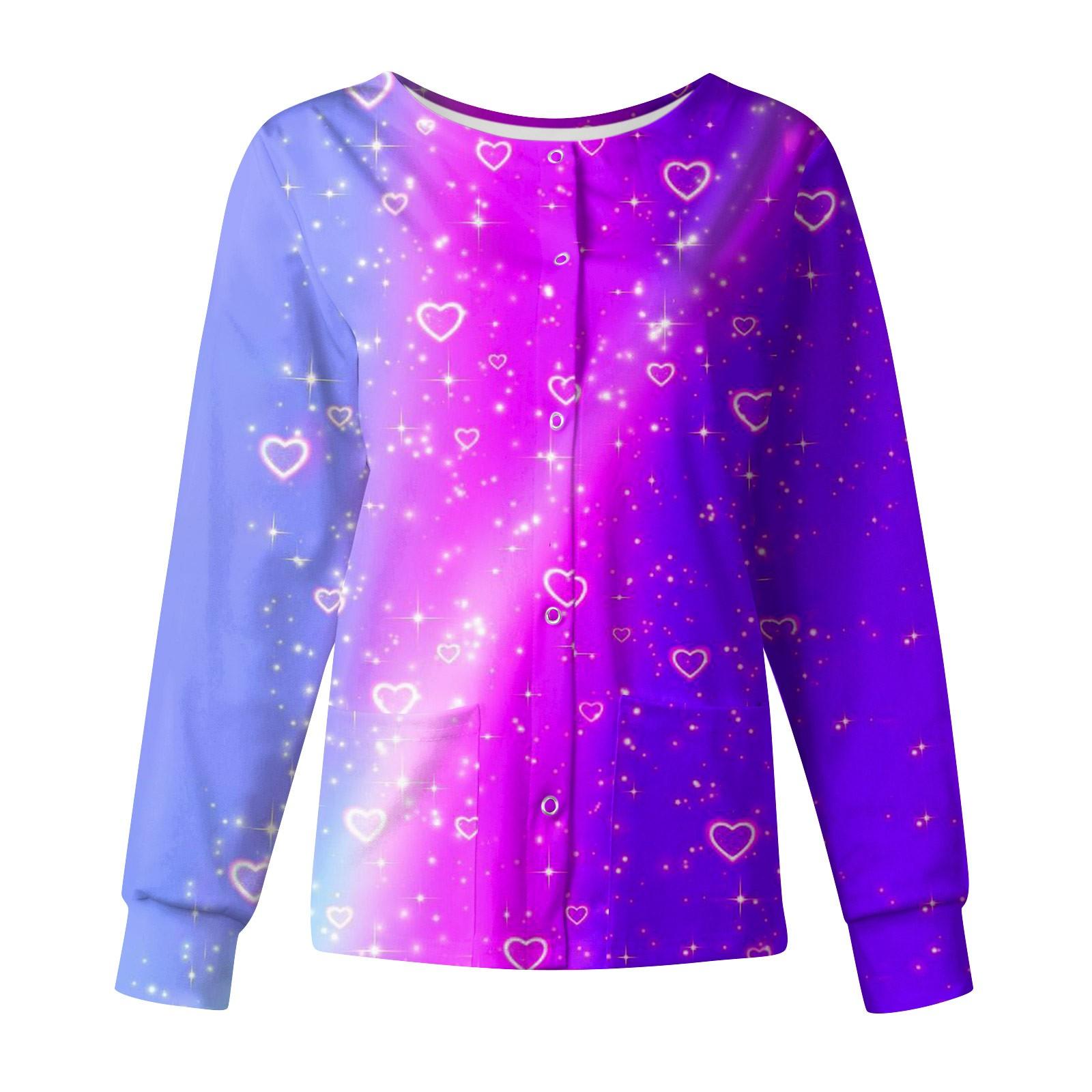 

Женские топы с длинными рукавами и карманами, рабочий воротник-стойка, однобортный защитный комбинезон, куртка, рождественский топ M