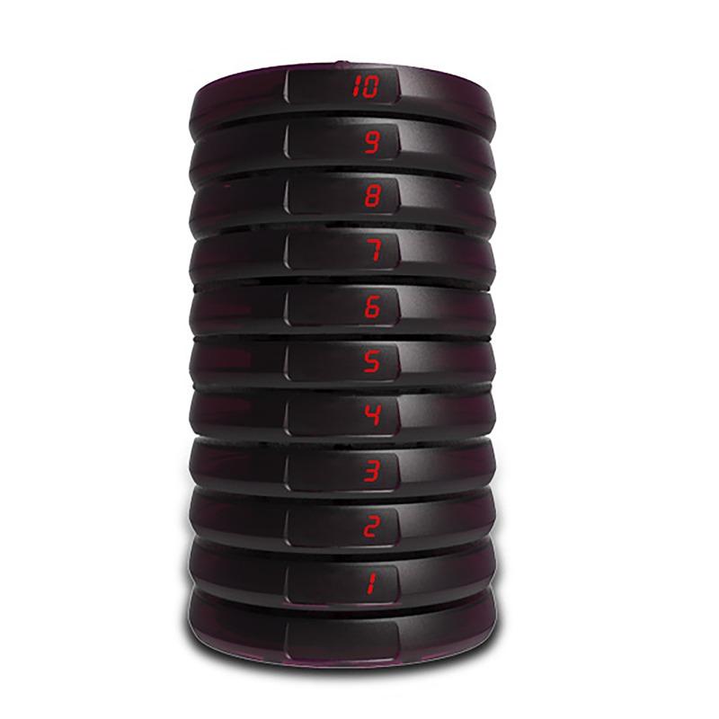 Restaurant Pager Wireless Calling System 1 with 10 Round Wireless Meal Picker for Cafe Milk Tea Shop Gourmet City Food Truck