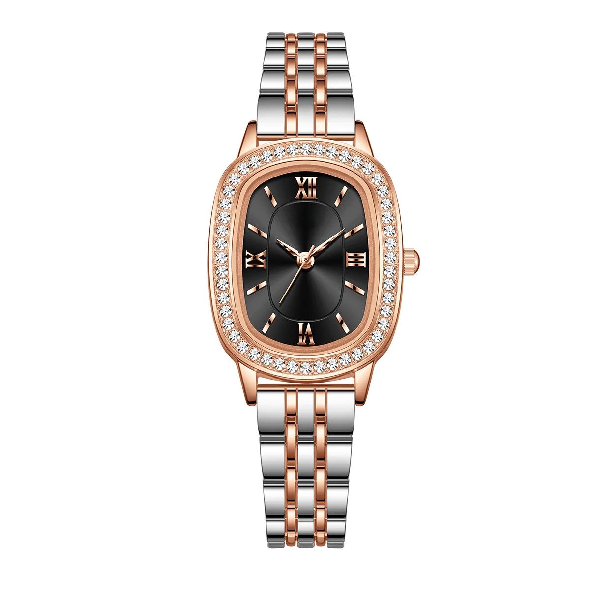 

Женские повседневные браслетные часы Кварцевые часы с ремешком из сплава