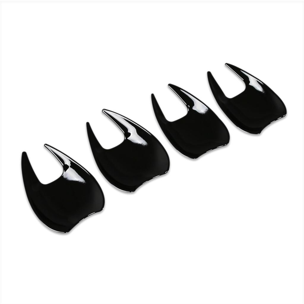RUIQ Exterior Door Handle Protector Cover for Subaru Forester SL Series (Piano Black) - Prevents Door Handle Scratches from Fingernails
