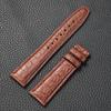 21mm 22mm Crocodile Leather Strap For IWC Portugues Pilot Men's Bracelet Replacement Wrist Strap Brown Black Bracelet