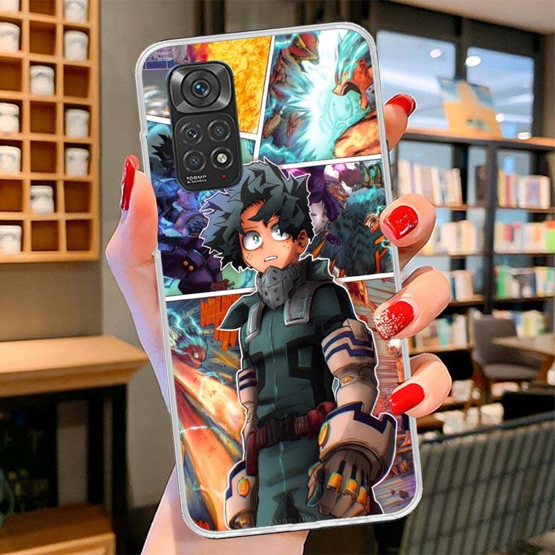My Hero Izuku Deku Cover Phone Case For Xiaomi Redmi Note 15 14 13 12 11 10 Pro Plus 14S 12S 11S 11T 11E 10S Soft Fundas Shell R