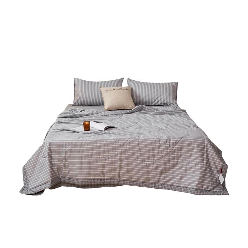 Yiyiai All-Cotton Striped Soy Summer Quilt