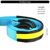 High Tensile Car Towing Belt Safety Towing Strap Emergency Towing Rope High Visibility Towing Enhances Safety Features